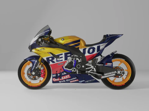 Honda CBR1000RR-R Repsol Liver 2024 3D Model
