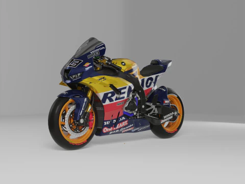 Honda CBR1000RR-R Repsol Liver 2024 3D Model