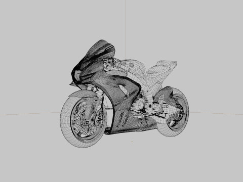 Honda CBR1000RR-R Repsol Liver 2024 3D 模型