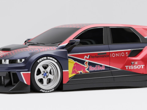 Hyundai Ioniq 5 Racing Edition 3D Model
