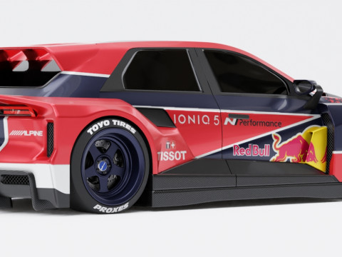 Hyundai Ioniq 5 Racing Edition 3D Model