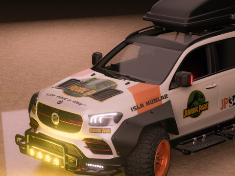 Mercedes GLS Oveland Style 3D 모델