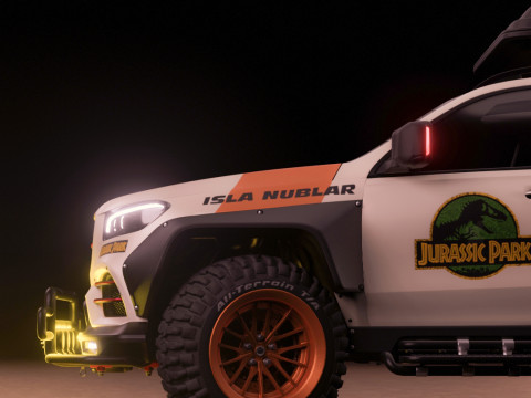 Mercedes GLS Oveland Style 3D 모델