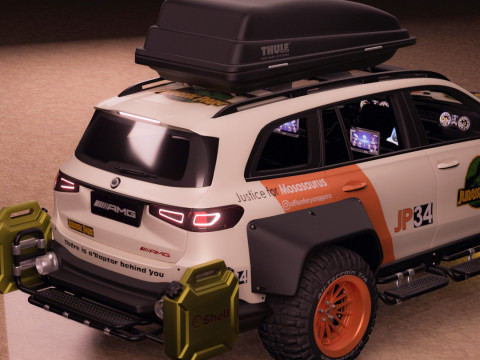 Mercedes GLS Oveland Style 3D 모델