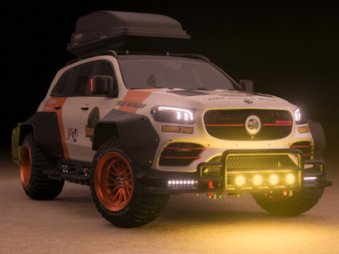 Mercedes GLS Oveland Style 3D 모델