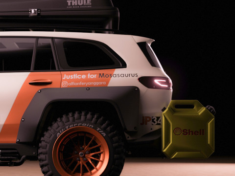 Mercedes GLS Oveland Style 3D 모델
