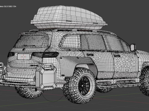 Mercedes GLS Oveland Style 3D 모델