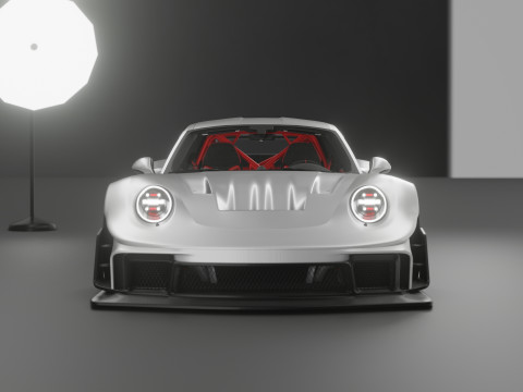 Porsche 911 Rennsport Bodykit 3D Model