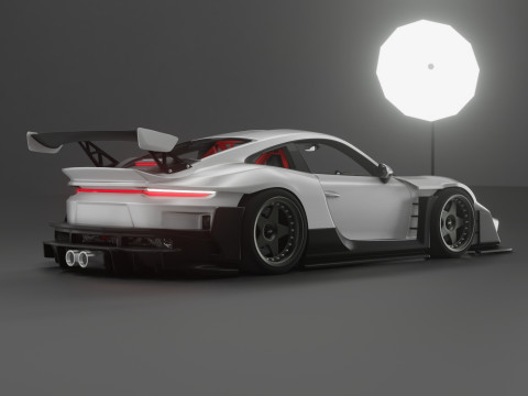 Porsche 911 Rennsport Bodykit Modelo 3D