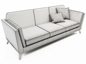 pa modern sofa 01 Modello 3D