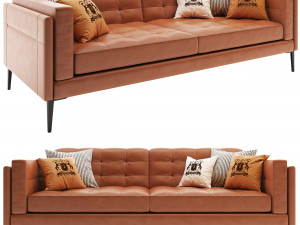 pa-modern-leather-sofa-02 Modello 3D