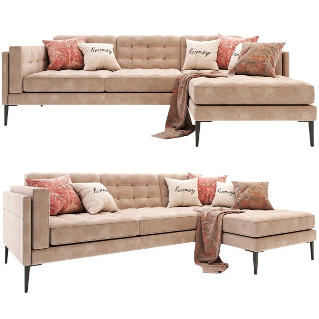 pa-modern-sofa-03 3D मॉडल .c4d .max .obj .3ds .fbx .stl .blend 