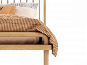 Pa-letto-moderno-in-legno-2 Modello 3D