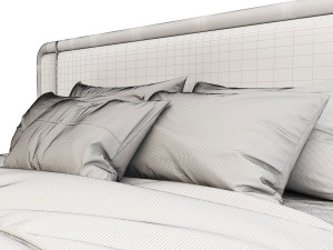 Pa-modern-wooden-bed-2 3Dモデル