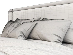 Pa-letto-moderno-in-legno-2 Modello 3D