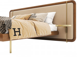 Pa-modern-wooden-bed-2 3Dモデル