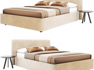 PA-MODERN-BETT-05 3D Modell