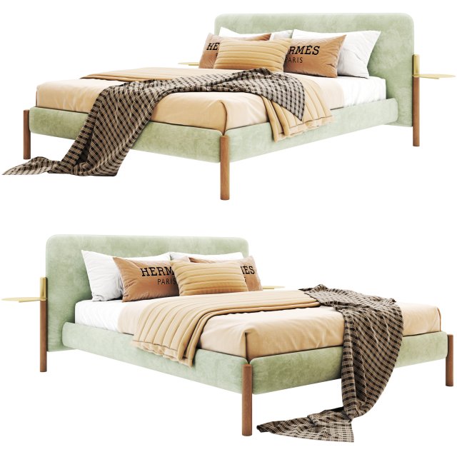 PA-MODERN-BED-06 Modello 3D .c4d .max .obj .3ds .fbx .stl .blend