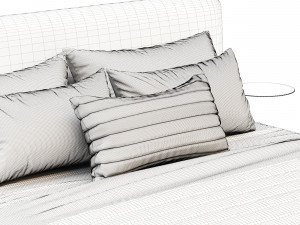 PA-MODERN-BED-06 Modello 3D