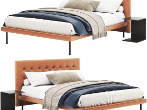 LETTO MODERNO PA 07 Modello 3D