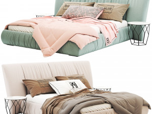 PA MODERN BED 08 3D 모델