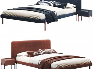 Letto moderno Joy Bolzan 09 Modello 3D