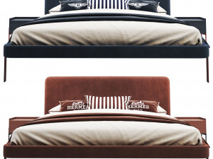 Modern Bed Joy Bolzan 09 Modèle 3D
