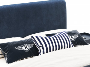 Modern Bed Joy Bolzan 09 Modèle 3D