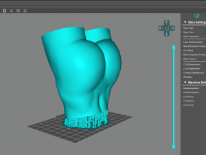 3d printable female hips holder pot presupported 3D Print Model