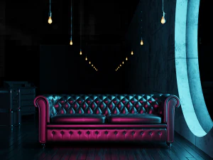 procedural villain sofa 3D Model