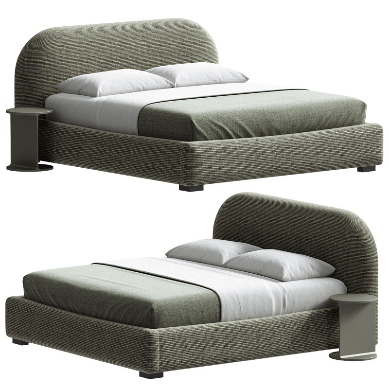 Neve Platform Bed Modelo 3D .c4d .max .obj .3ds .fbx .stl .blend