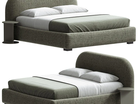 Neve Platform Bed 3D Model