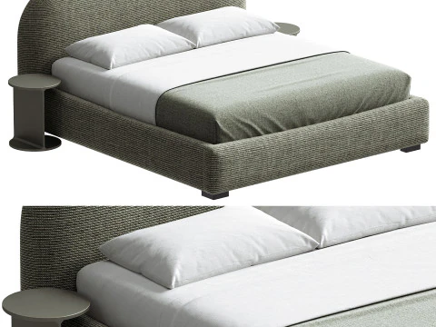 Neve Platform Bed 3D Model