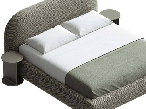 Neve Platform Bed Modelo 3D
