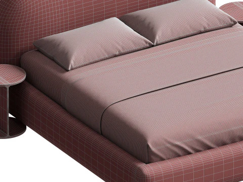 Neve Platform Bed 3D Model