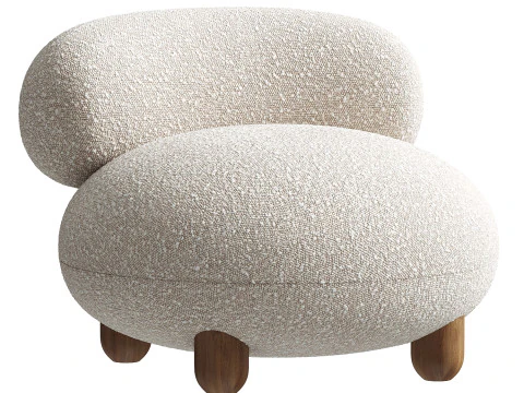 Kursi Santai Kawanan Modern oleh NOOM Model 3D