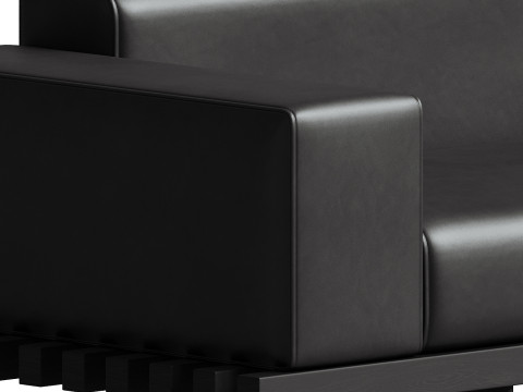 Charlotte Perriand Refolo Sofa For Cassina 3D Model