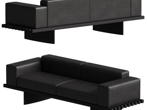 Charlotte Perriand Refolo Sofa For Cassina 3D Model