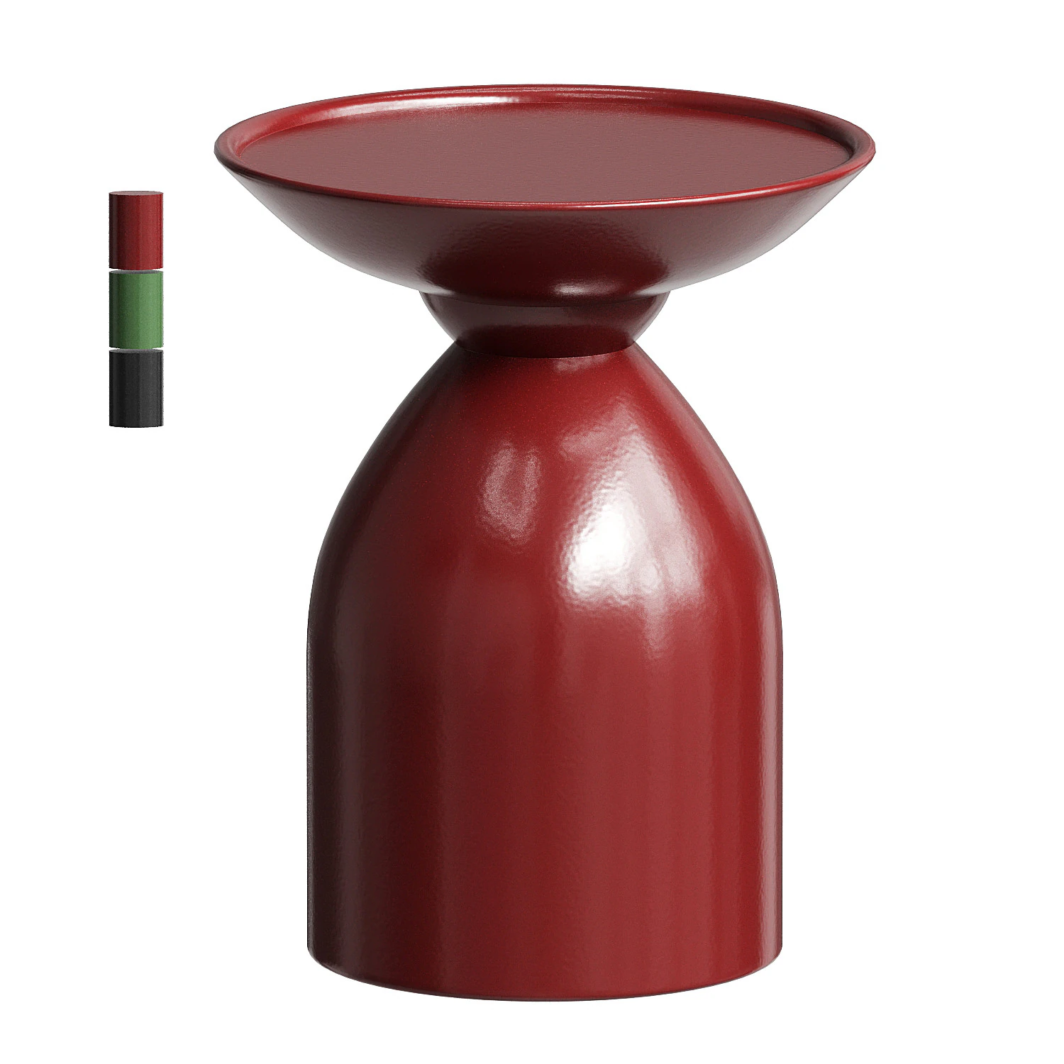 Visby Side Table 3D Model .c4d .max .obj .3ds .fbx .stl .blend 