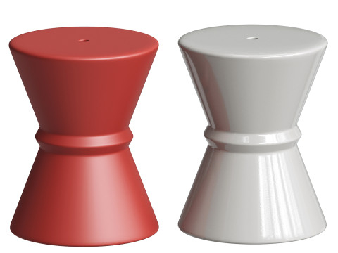 SAFAVIEH Savello Ceramic Decorative Garden Stool Modello 3D