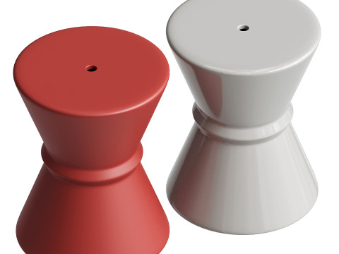 SAFAVIEH Savello Ceramic Decorative Garden Stool 3D 模型
