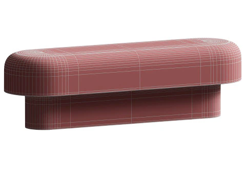 Toad Bench By Arthur Vallin 3D Model