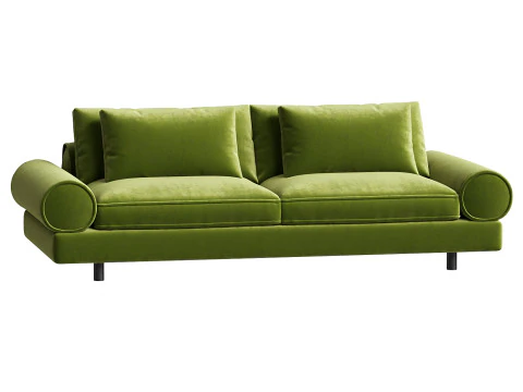 Black Tie Sebastian groene bank 3D Model