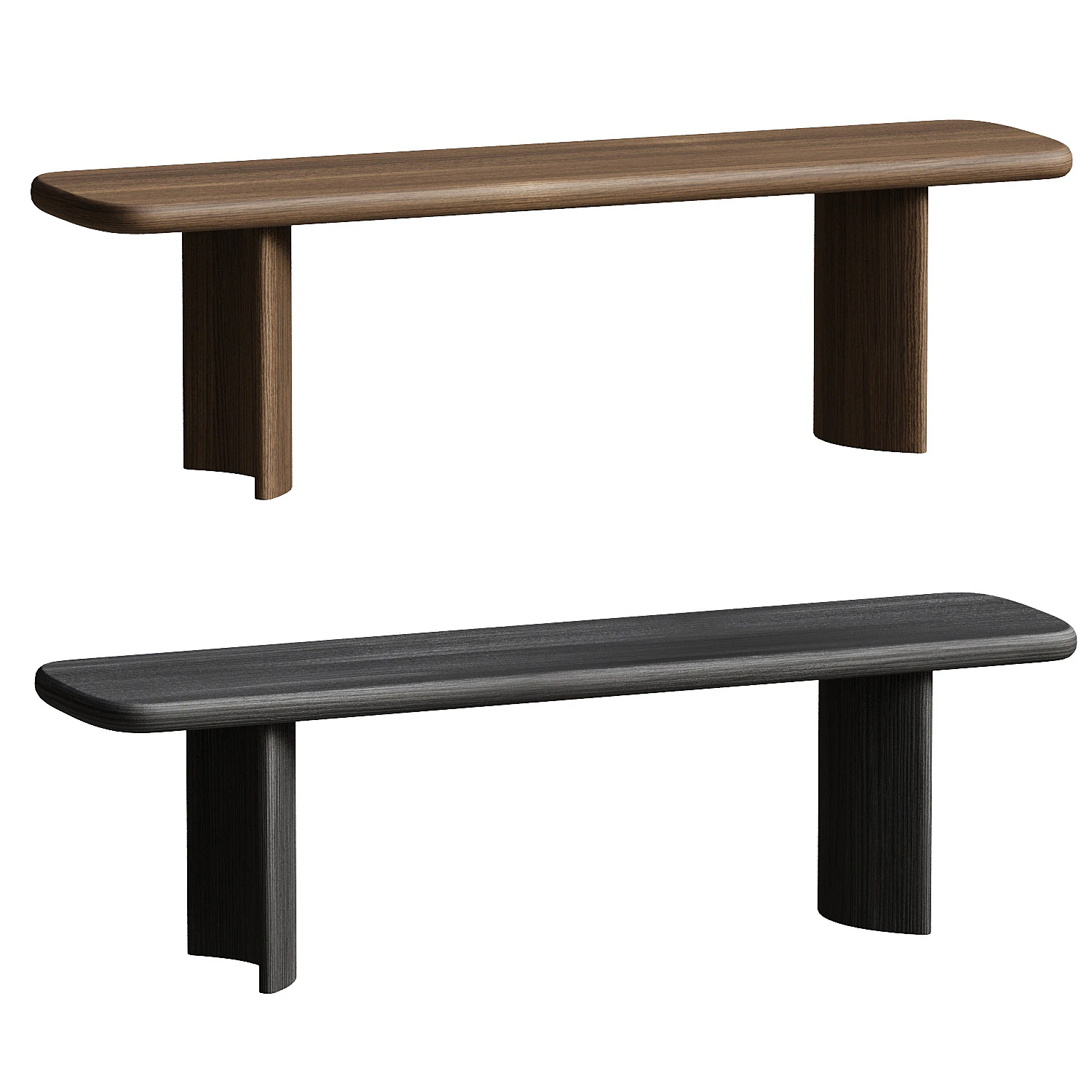 Allmodern Circa Bench 3D Model .c4d .max .obj .3ds .fbx .stl .blend 