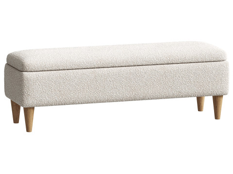 Charlotte Boucle Bench Modello 3D