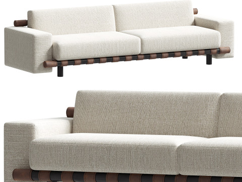 Lando Sofa Fernando Buzzi Modello 3D