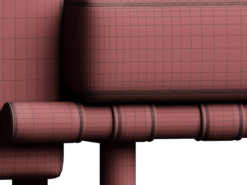 Lando Sofa Fernando Buzzi 3D Model