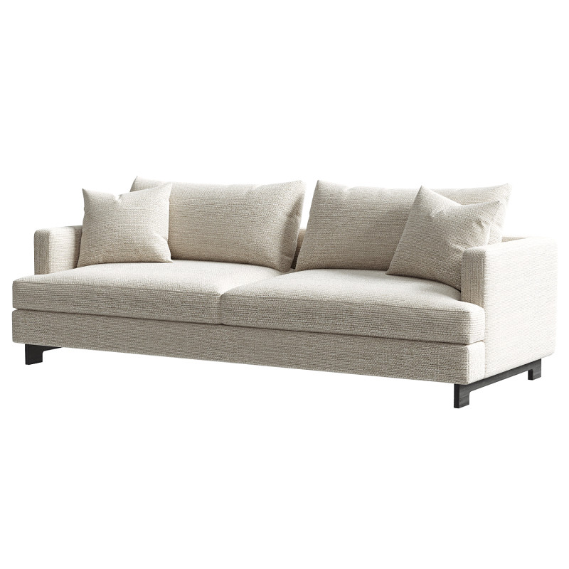 Relax Sectional Sofa 3D Model .c4d .max .obj .3ds .fbx .stl .blend