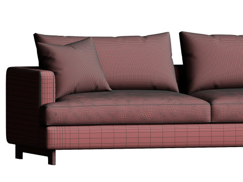 Relax Sectional Sofa 3D Model