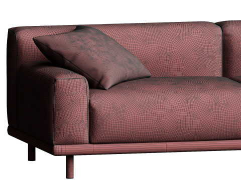 Meridiani Timothy Sofa 3D 모델